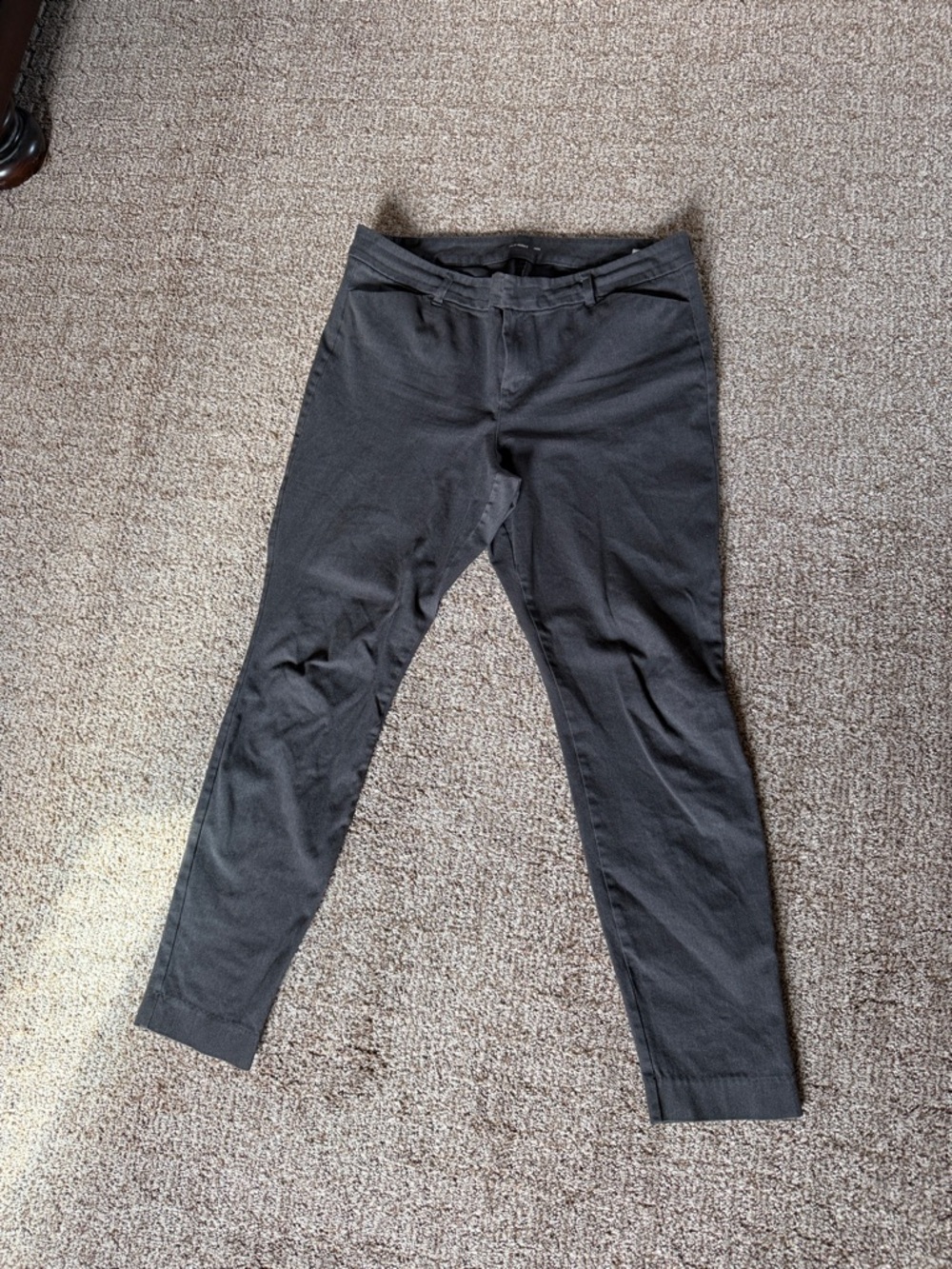Old Navy Women’s Pixie Dark Charcoal Slim Chinos